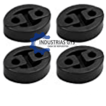 JUEGO DE GOMS DE ENGANCHE PARA SUJECION DE TUBO DE ESCAPE (4 UND)