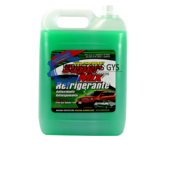 LIQUIDO REFRIGERANTE VERDE PARA RADIADOR SUPER MIX 