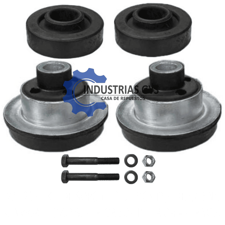 KIT DE SOPORTES DE MONTAJE DE CABINA KENWORTH FREIGHTLINER ( SOPORTE SUPERIOR � SOPORTE INFERIOR � PERNOS )