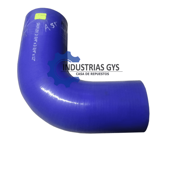 MANGUERA DE SILICONA CODO DE 2 3/4 X 12