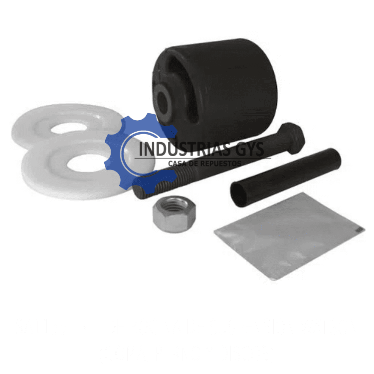 KIT DE BOCINA DE SUSPENSION WATSON BUJE TRIFUNCIONAL (GOMA, PERNO Y DISCOS)