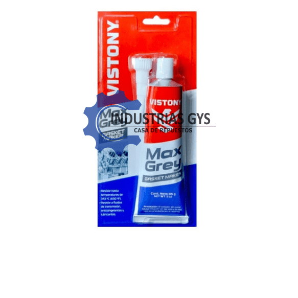 SILICONA MAX GREY RTV COLOR GREASE - VISTONY